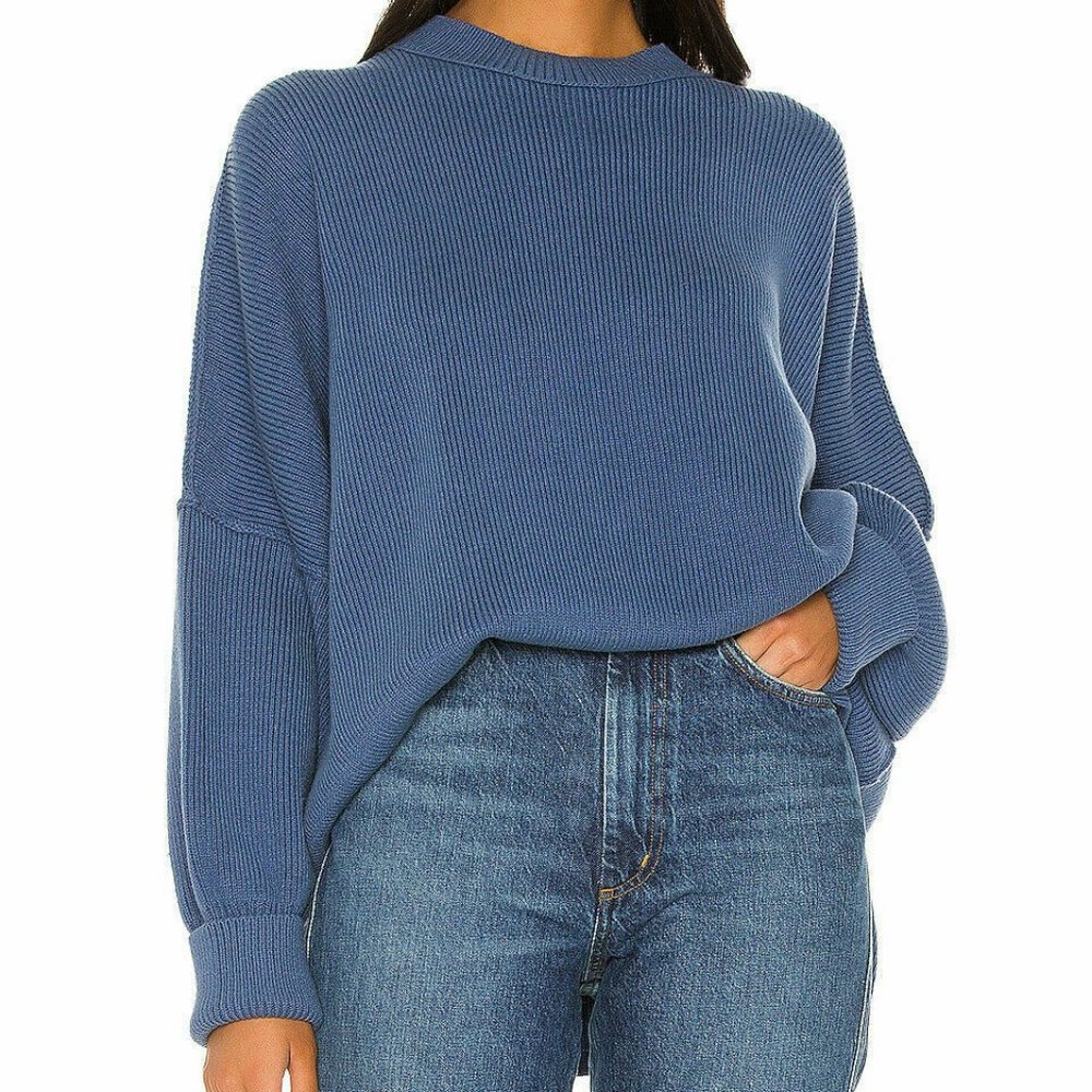 Free People Blue Easy Street Tunic